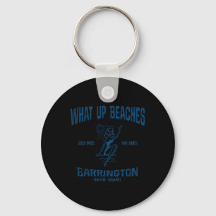 Barrington Rhode Island Ri Lustiges Vintage-Stränd Schlüsselanhänger