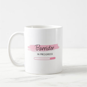 Barrister in Arbeit - Personalisiert Kaffeetasse