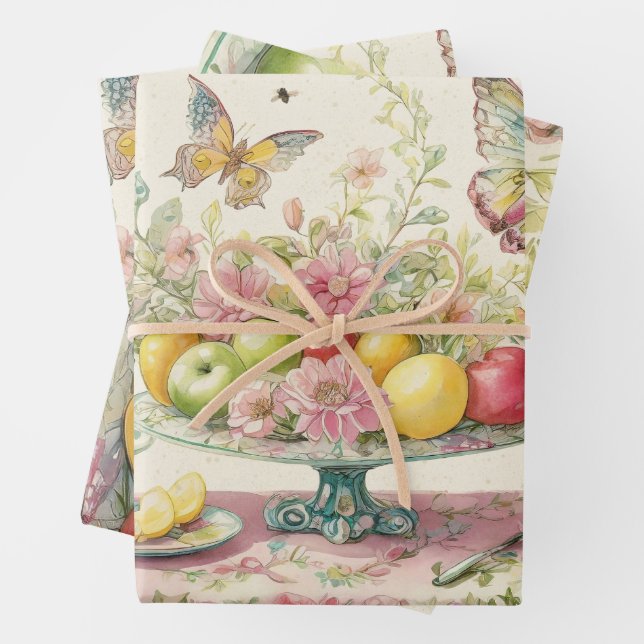 Barroque Still life Geschenkpapier Set (Beispiel)