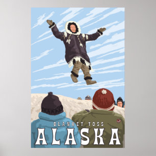 Barrow, Alaska Blanket Toss Poster