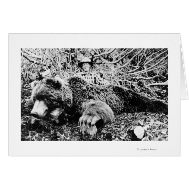 Barr's Bär über 10 Fuß lang, Alaska (Vorderseite (Horizontal))