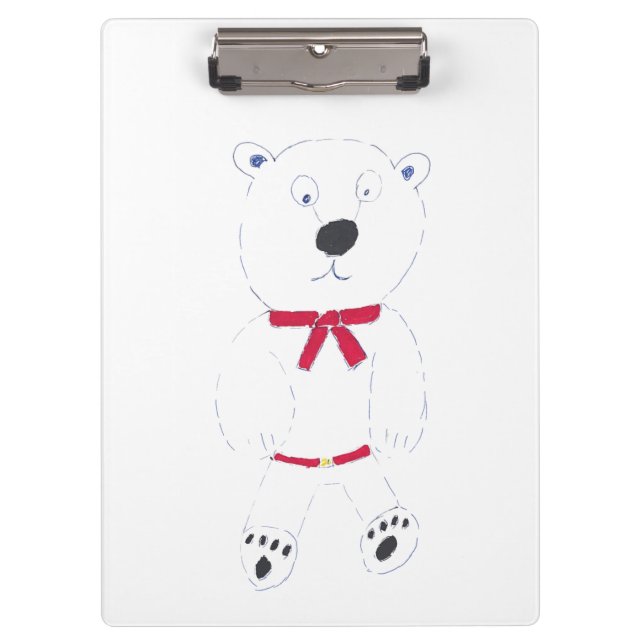 Barry Bear Clipboard Klemmbrett (Vorderseite)