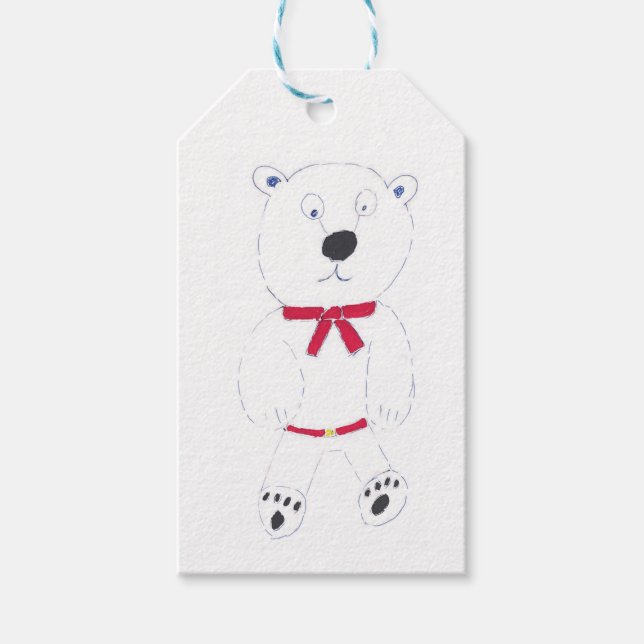 Barry Bear Gift Tags Geschenkanhänger (Vorderseite)