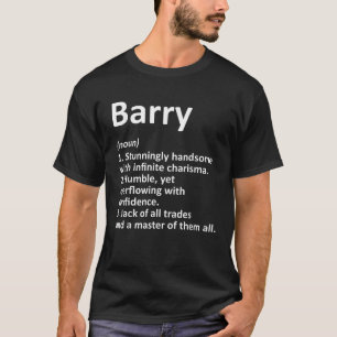 BARRY Definition Personalisiert Name Funny Birthda T-Shirt