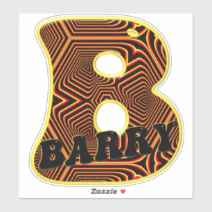 Barry Funky Names Aufkleber