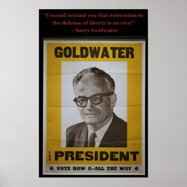 Barry Goldwater Poster (Vorne)