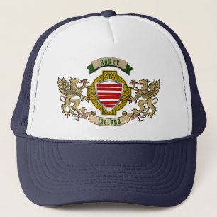 Barry Irish Shield & Griffins Personalisiert Truckerkappe