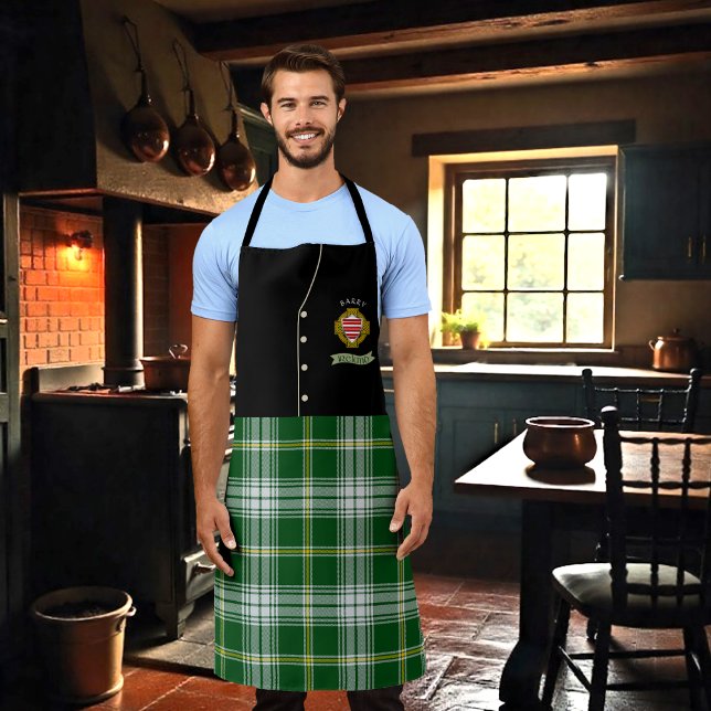 Barry Irish Shield & Tartan Personalisiert Kilt Schürze (Von Creator hochgeladen)