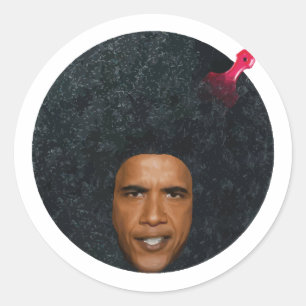 Barry ist der coolste Präsident Ever Runder Aufkleber