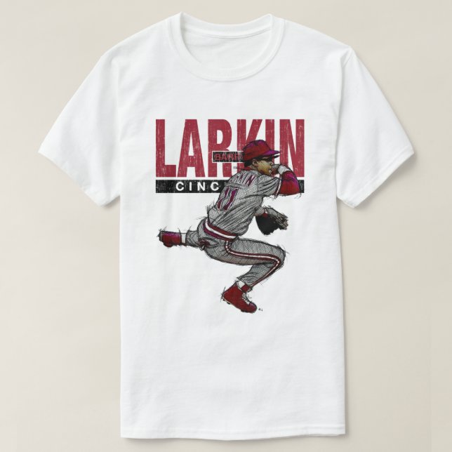 Barry Larkin Sketch T-Shirt (Design vorne)