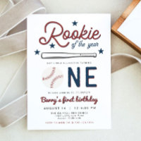 BARRY Rookie des Jahres Baseball 1. Geburtstag