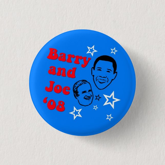 Barry und Joe '08 Button (Vorderseite)