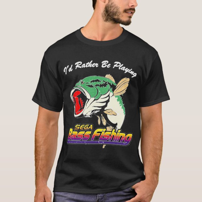 Barsch-Angeln T-Shirt (Vorderseite)