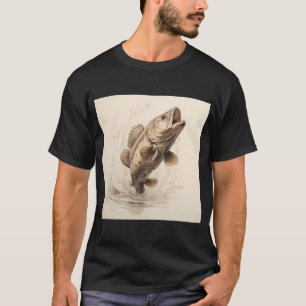 Barsch springt aus dem Wasser T-Shirt