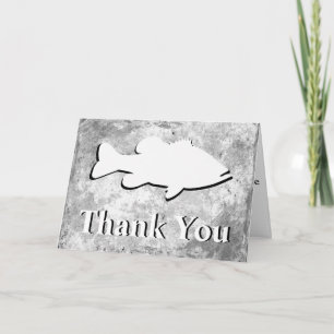 Barschangeln "danken Ihnen" - Dankeskarte