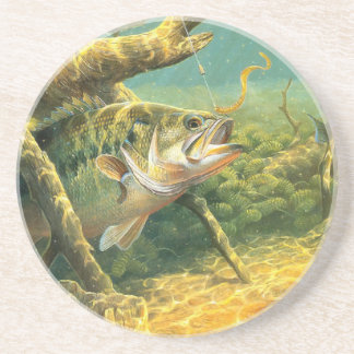 Barschangeln Getränkeuntersetzer