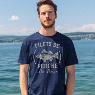 Barschfilets Filets de Perch Genfersee T-Shirt