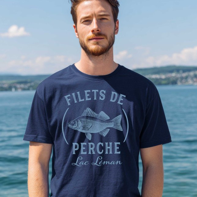 Barschfilets Filets de Perch Genfersee T-Shirt (Von Creator hochgeladen)