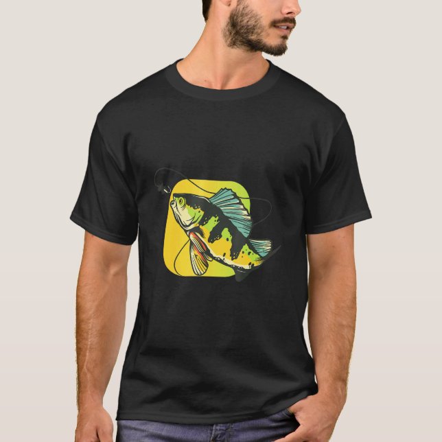 Barschfischen T-Shirt (Vorderseite)