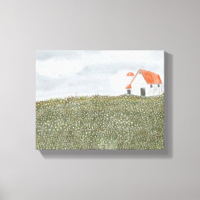 Barschscape-Kunst Leinwanddruck (Vorderseite)