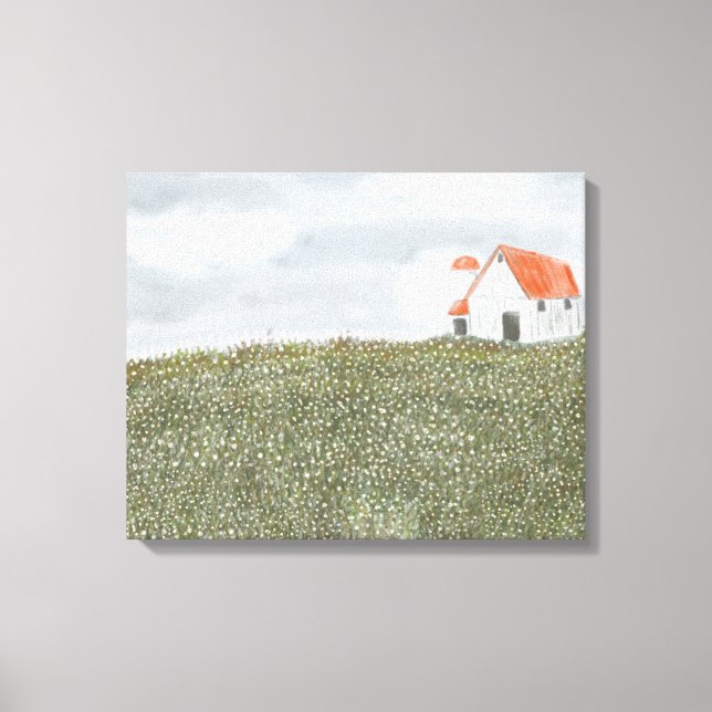Barschscape-Kunst Leinwanddruck (Vorderseite)