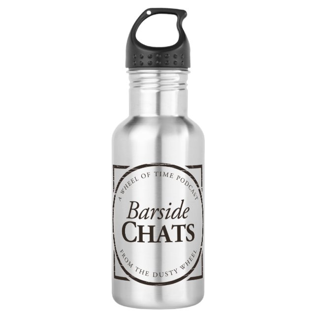 Barside Chats Podcast Symbol:Trinkflasche Edelstahlflasche (Vorderseite)
