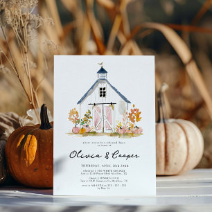 Barstil Rustikales Bauernhaus Probe Abendessen Einladung