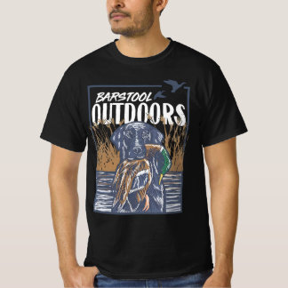 Barstool Outdoors Entenjagd-T-Shirt hochwertiges S T-Shirt