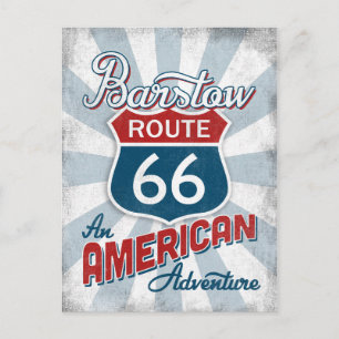 Barstow Route 66 Vintage Amerika Kalifornien Postkarte