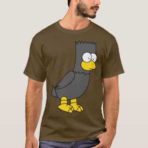Bart als Allen Poe Raven Halloween T-Shirt
