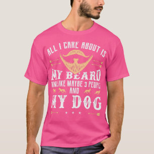 Bart Bearded Collie Mustache Gesichtshaar Geschenk T-Shirt