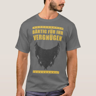 Bart Bearded Funny Sprichwort Geschenk T-Shirt