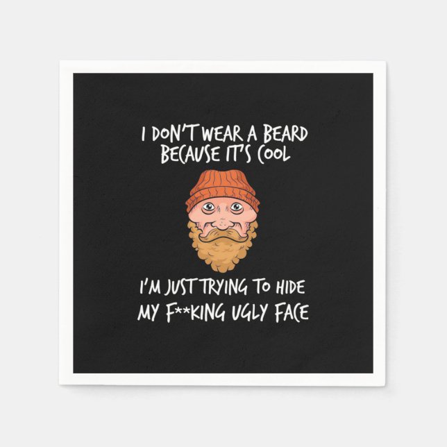 Bart Es ist Cool Serviette (Vorderseite)