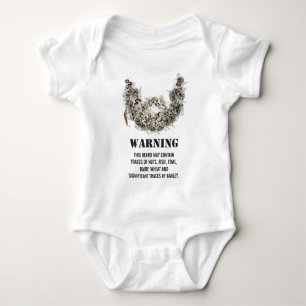 Bart-Gefahr Baby Strampler