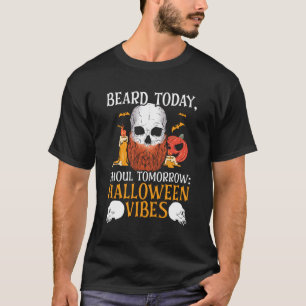 Bart Halloween Trick oder Treat Mustache Bart T-Shirt
