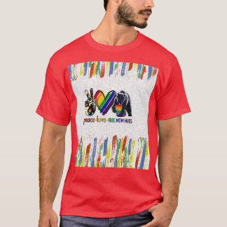 Bart LGBT Gay Pride Papa Bear Regenbogenbär T-Shirt