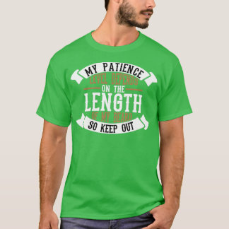 Bart mein Patient Level hängt von der Länge Männer T-Shirt