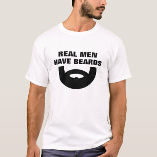 Bart mit Shirt Echte Männer haben Bärte