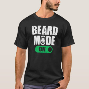 Bart-Modus bei viehenden bärtigen Männern T-Shirt
