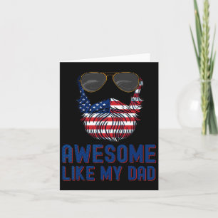 Bart Phantastisch wie mein Vater 4. Juli Patriot Karte