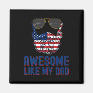 Bart Phantastisch wie mein Vater 4. Juli Patriot Magnet