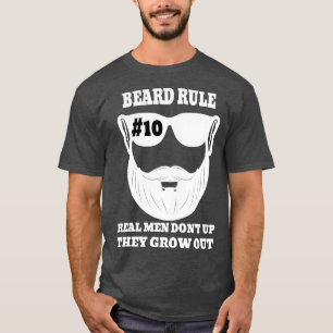 Bart Regel 10 Real Men Donx27t wachsen auf sie wac T-Shirt