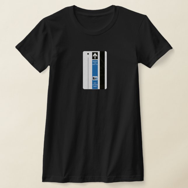 BART Ticket Teeshirt T-Shirt (Ablage )