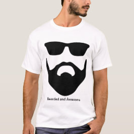 Bart und Sonnenbrille T - Shirt