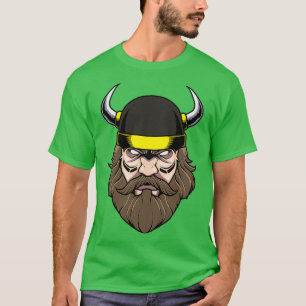 Bart wie ein Viking Beard Hipster Männer Vollbart T-Shirt