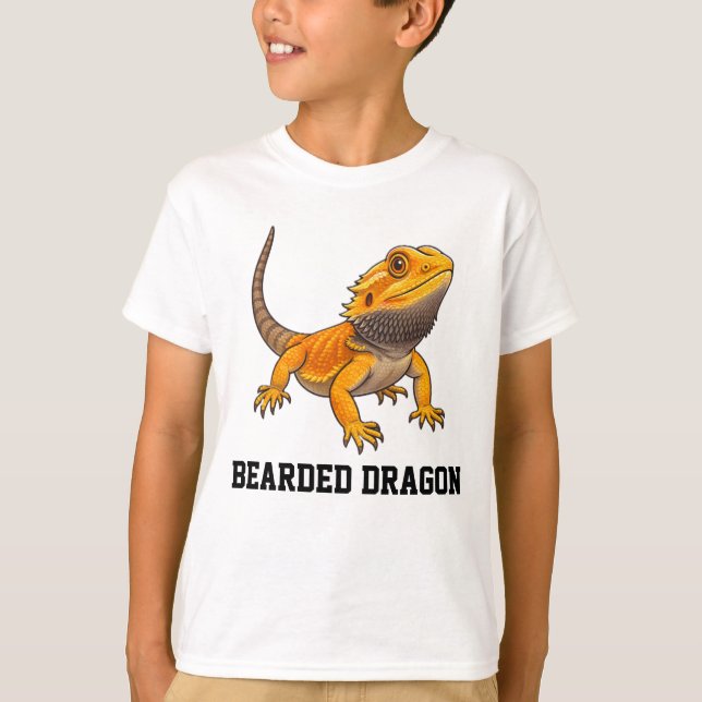 Bartagame Anpassbar Personalisierbar  T-Shirt (Vorderseite)
