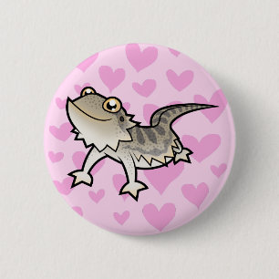 Bartagame / Rankin Drache Liebe Button