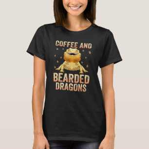 Bartagamen-Bekleidung Kaffeetäter Für Reptilienlie T-Shirt