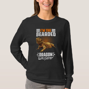 Bartagamen-Flüsterer Reptilien Haustier Humor Echs T-Shirt