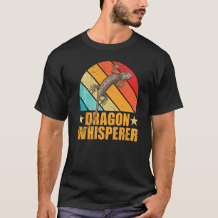 Bartagamen-Flüsterer Sonnenuntergang Echse Reptil T-Shirt